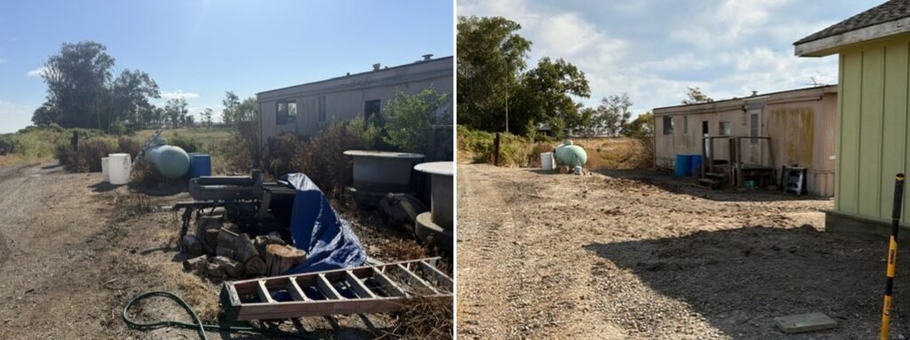 Residential wildfire risk accessment actions before and after